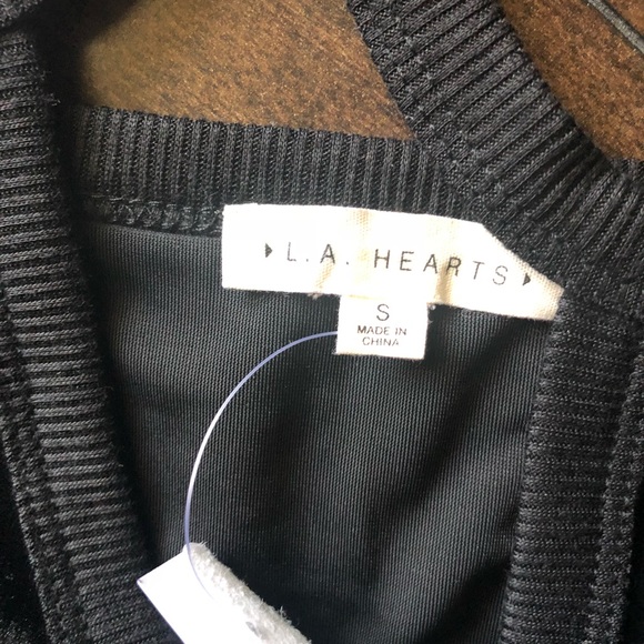 LA Hearts (PacSun)  Velvet Body Suit - Picture 4 of 5